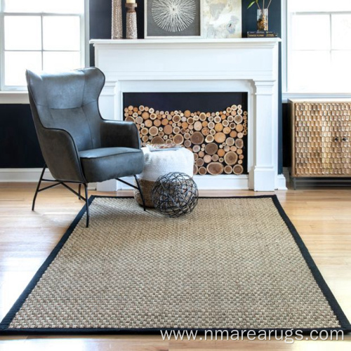 Natural seagrass fiber woven hallway runner rugs